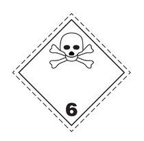 étiquettes matières dangereuses classe 6 toxiques